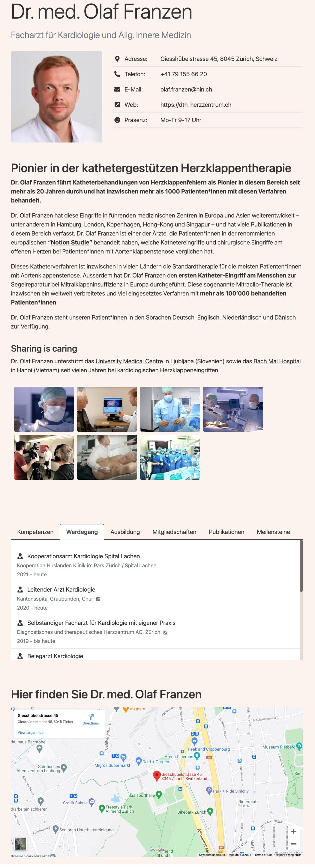 den Arzt kennenlernen